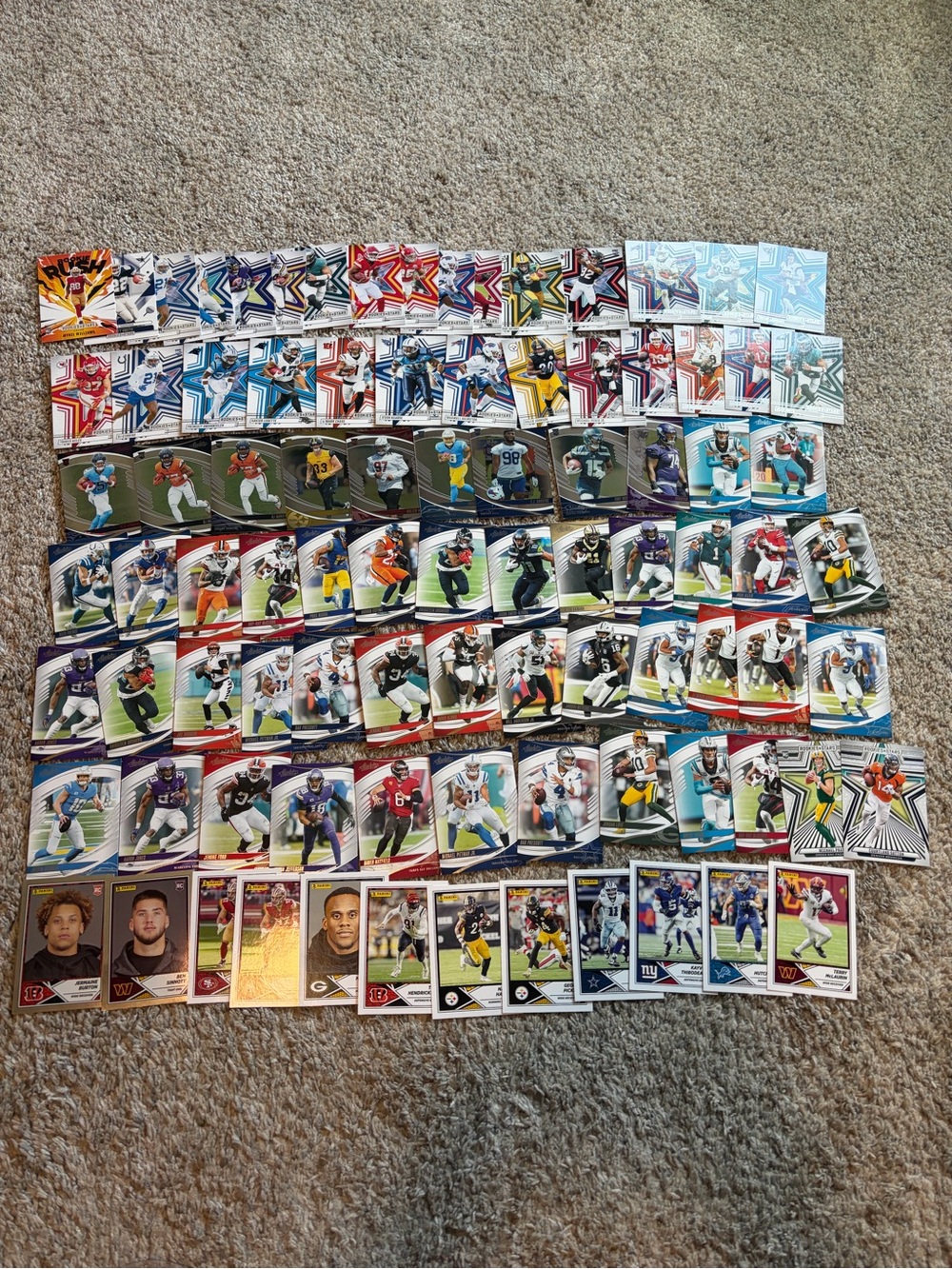 Lot of 90 Panini Absolute & Rookies & Stars football cards